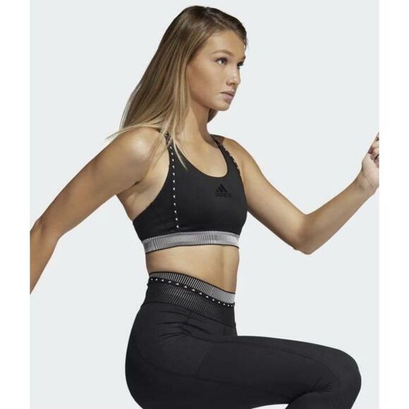 Adidas GL0580 Women's Sz XL Don't Rest Primblue Sports Bra Medium Support - Picture 9 of 9